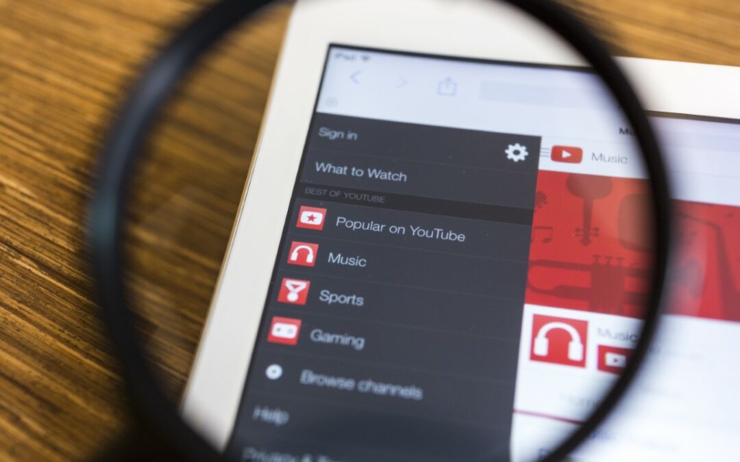 search for what to watch on youtube on ipad