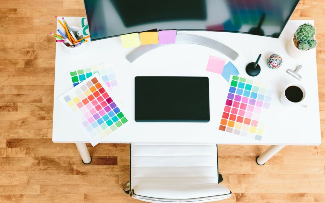 Working desk for Graphic designer